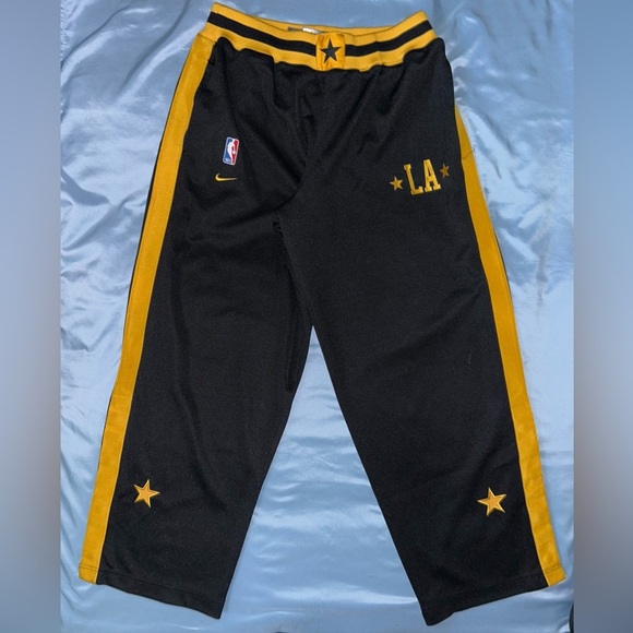 -VTG Los Angeles Lakers NIKE '57 Black Retro Rewind Warmup Pants Men's
-Size XL - Picture 1 of 6